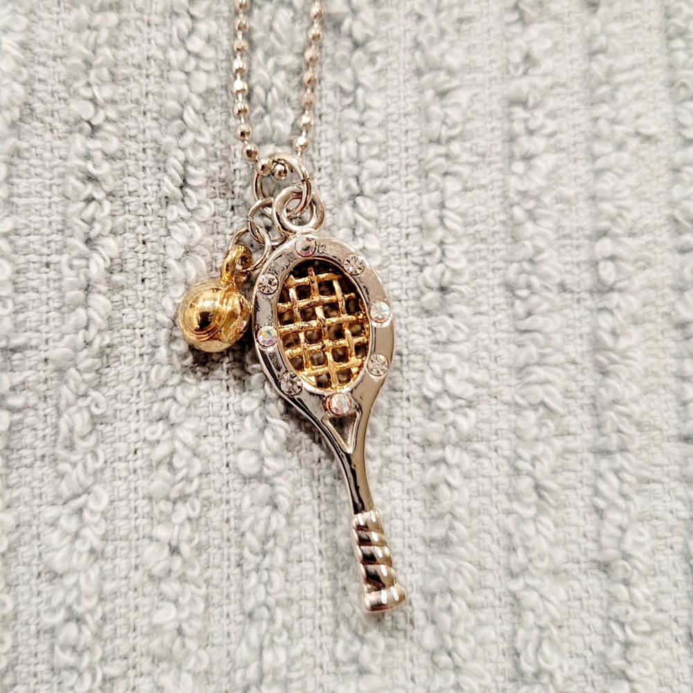 Necklace, tennis charms